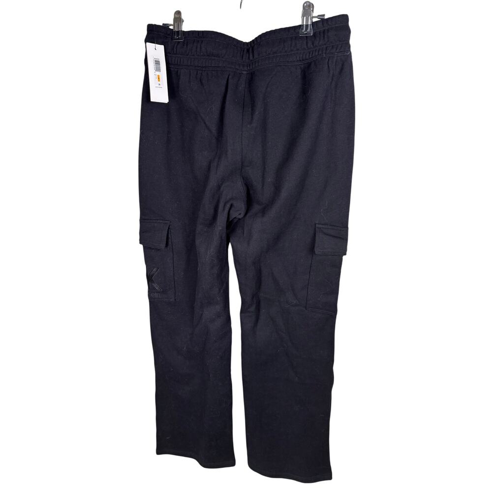 Calvin Klein Women's Active Embroidered-Logo Cargo Pants BLACK NWT SIZE S - Picture 2 of 6